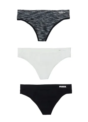 3-Pack Spacedye Seamless Thongs