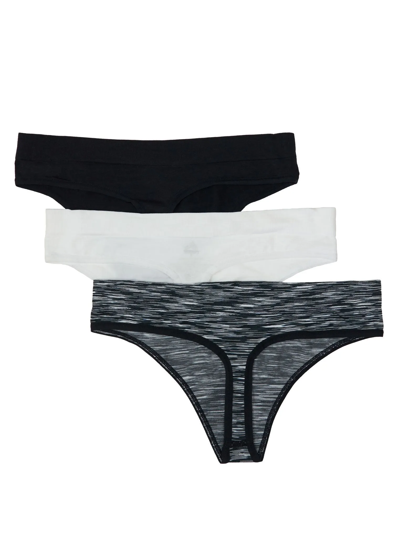 3-Pack Spacedye Seamless Thongs
