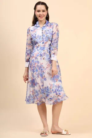 Blossoming Chiffon Dress