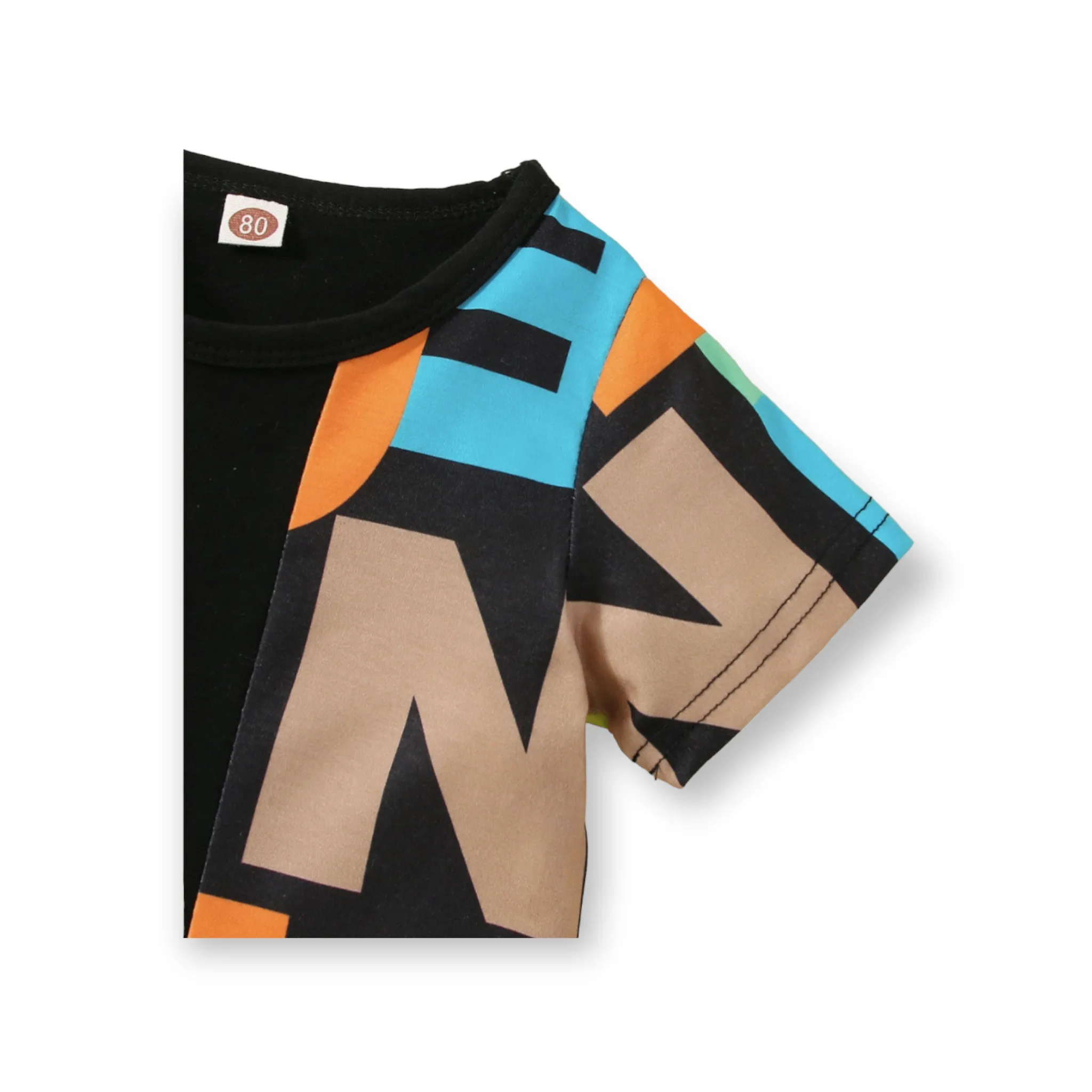 Boys Letter 2pc Short Set
