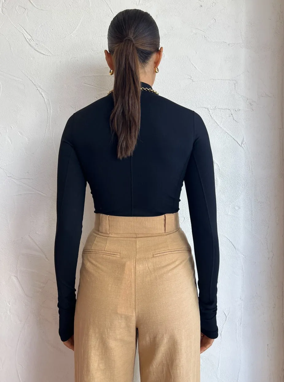 Camilla and Marc Koda Active Bodysuit in Black