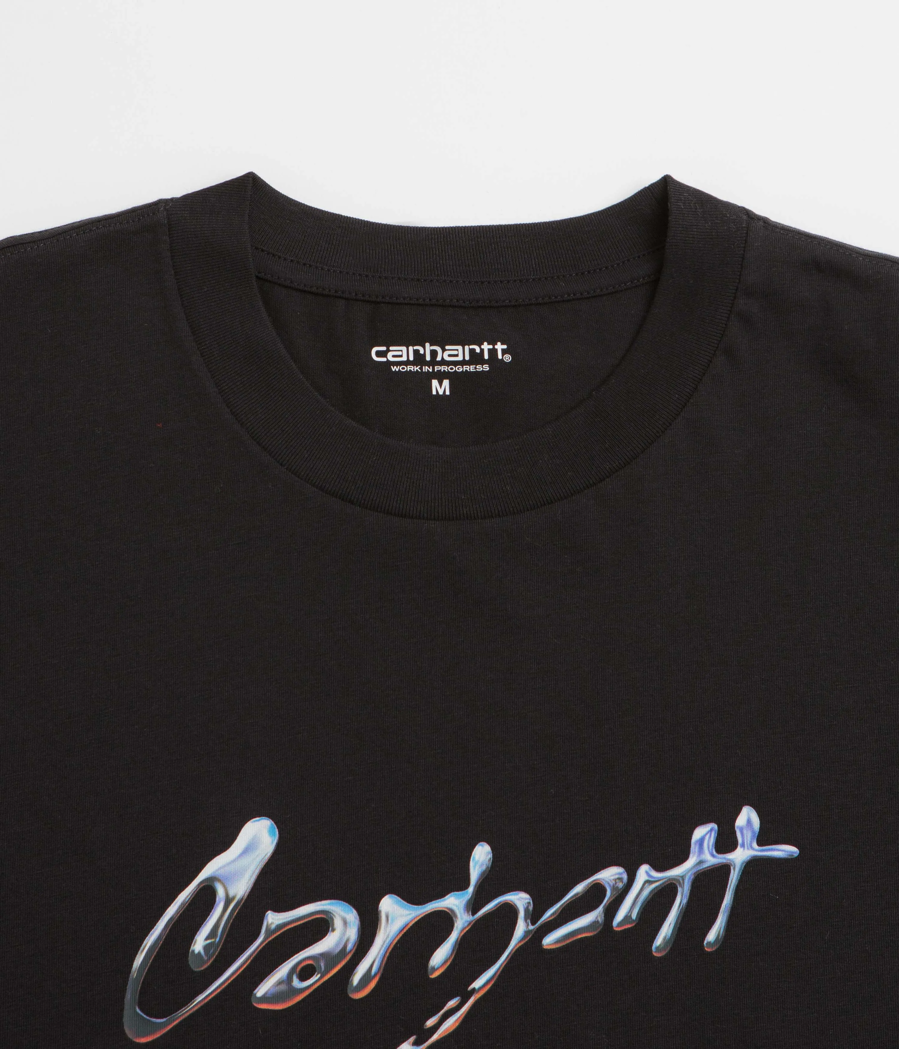 Carhartt Drip Script T-Shirt - Black