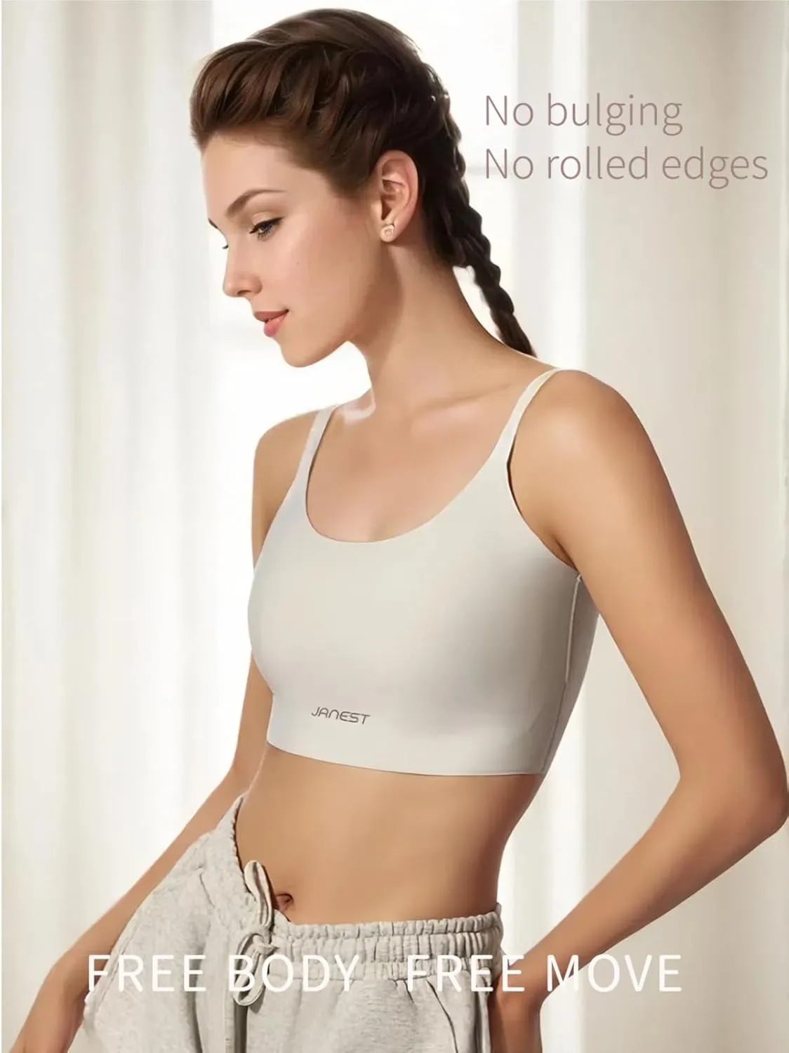 Chest Binder,Binder Bras for Women,Transgender FTM Binder Trans,Adjustable Breast Binder Traceless Underwear