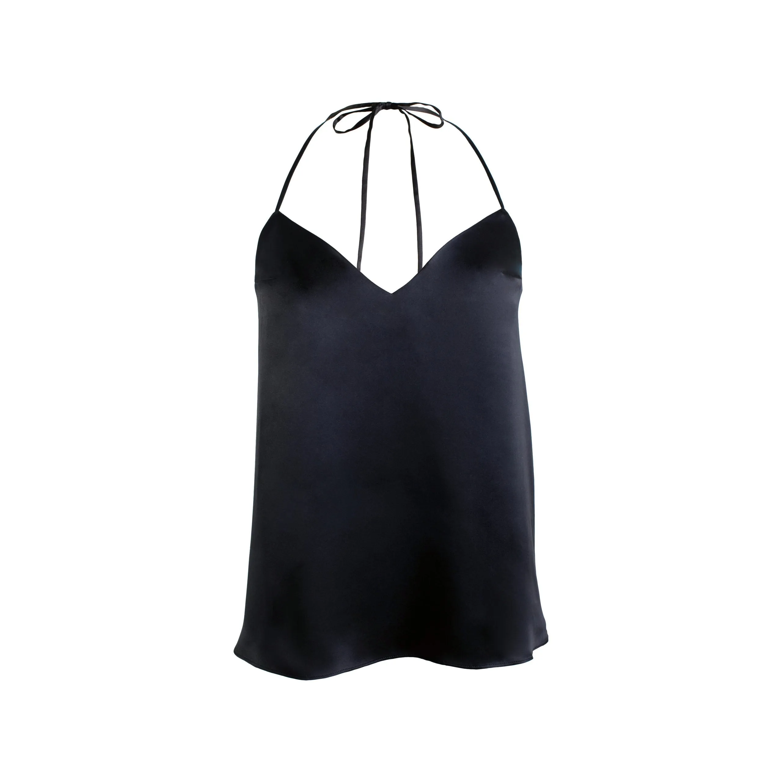 Constance, Camisole in satin silk and Leavers lace