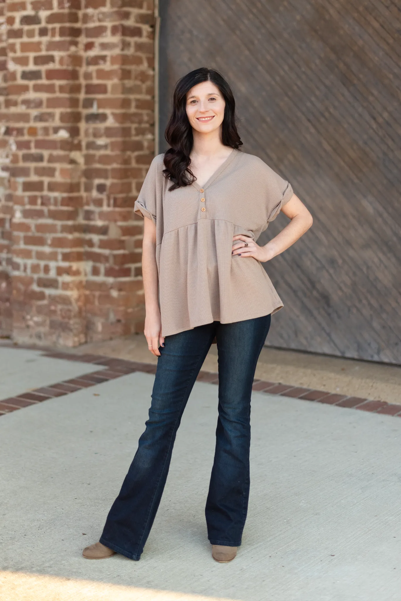 Getting Real Comfy Top | Mocha