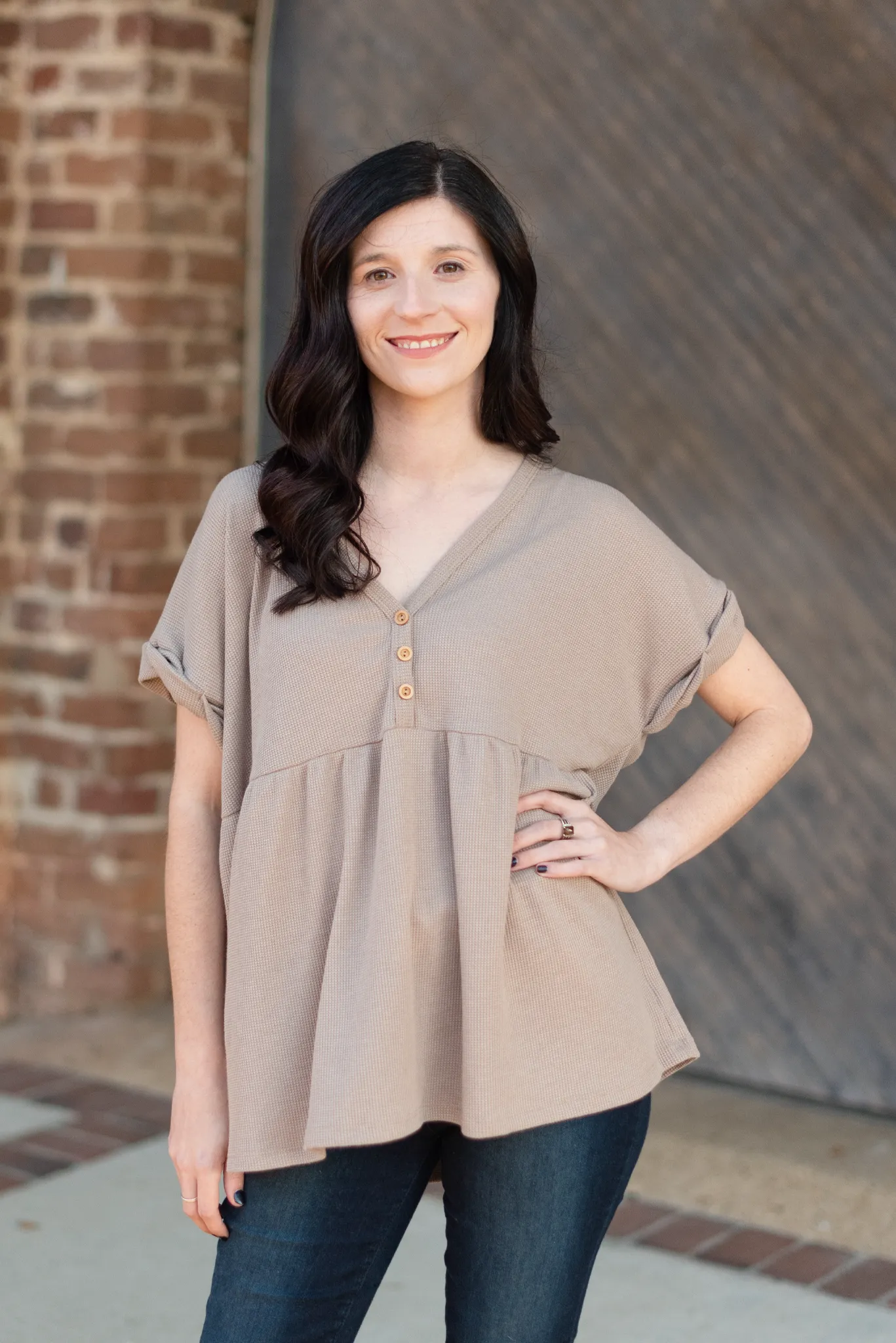 Getting Real Comfy Top | Mocha