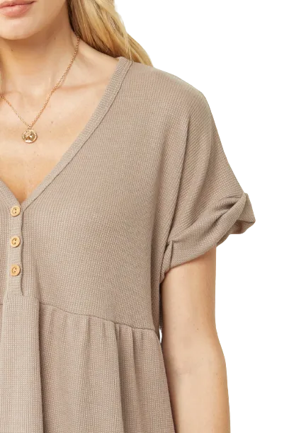 Getting Real Comfy Top | Mocha