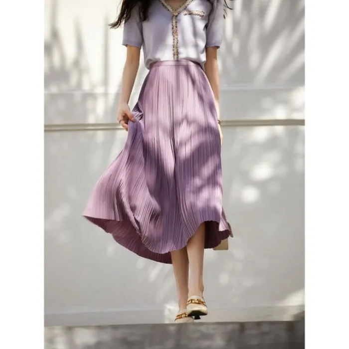 High Rise Plain Midi