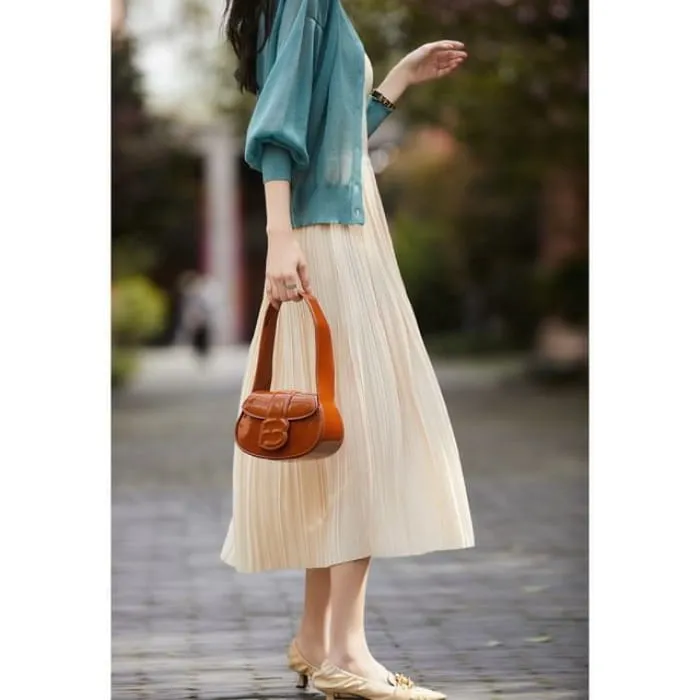High Rise Plain Midi