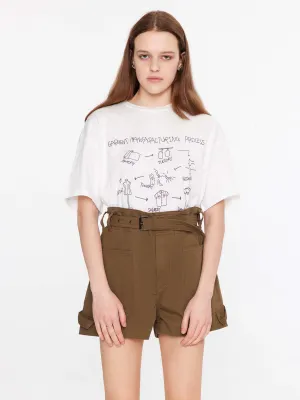 Loose Fit Printed Cotton T-Shirt