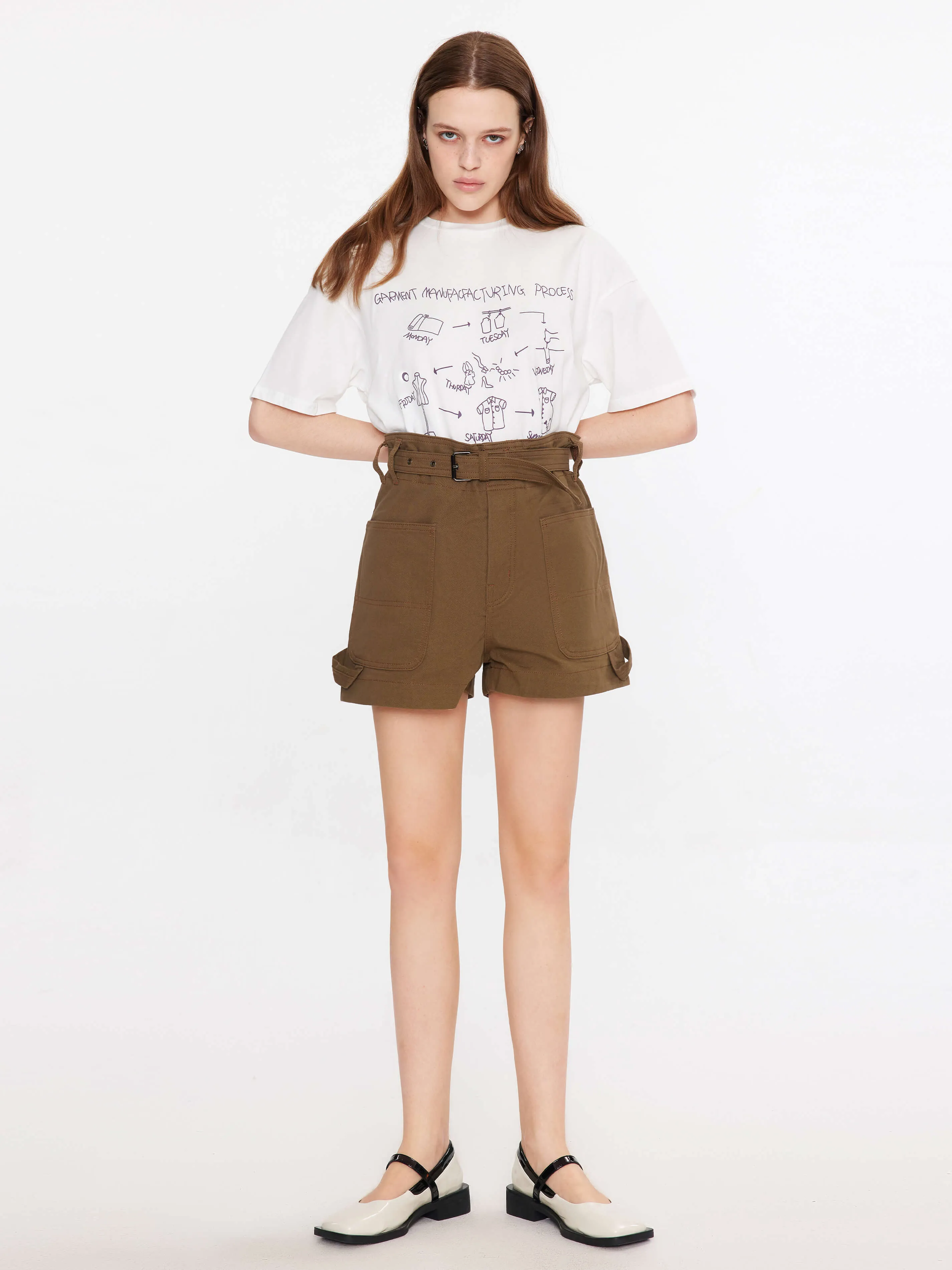 Loose Fit Printed Cotton T-Shirt