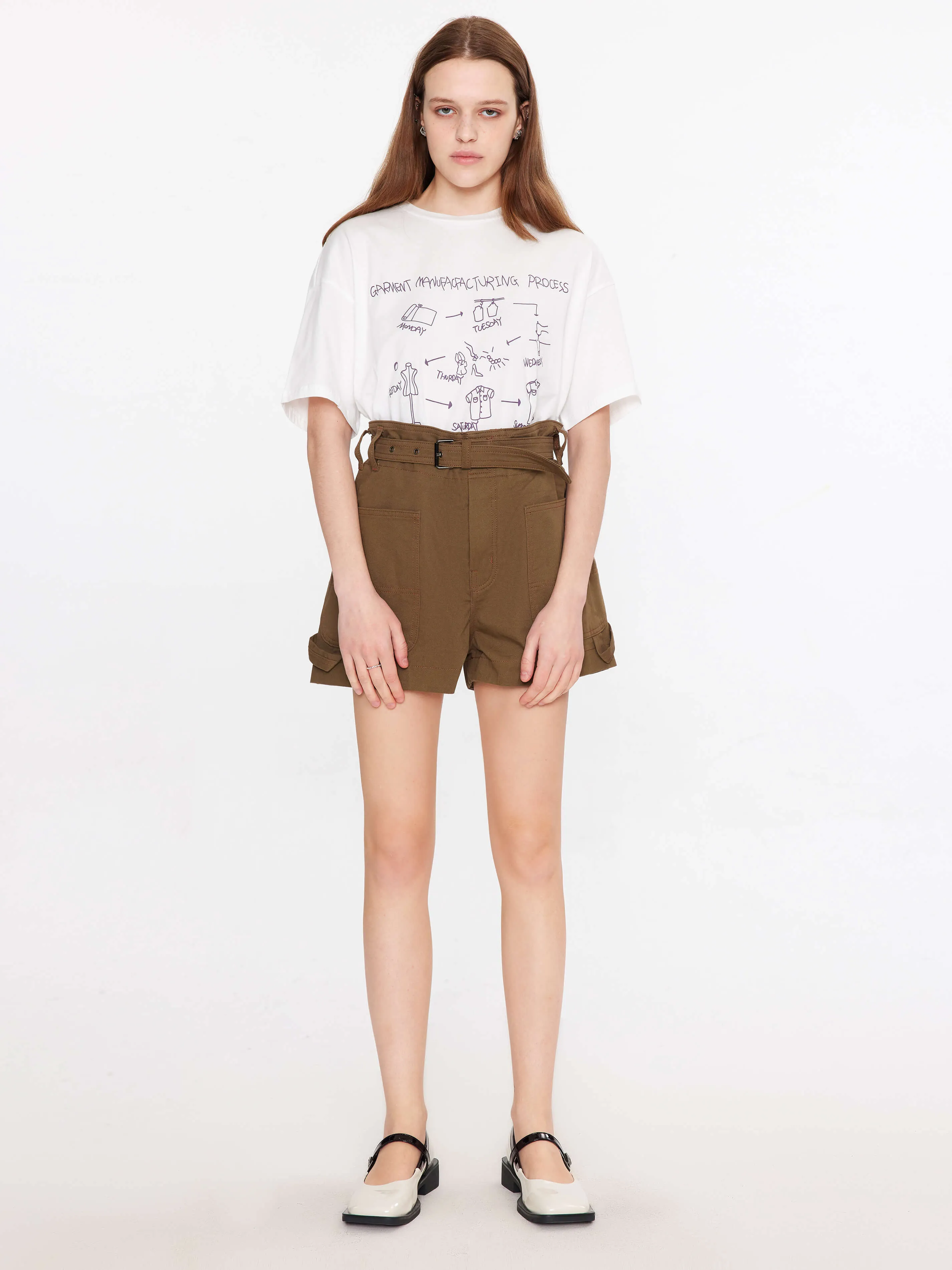 Loose Fit Printed Cotton T-Shirt