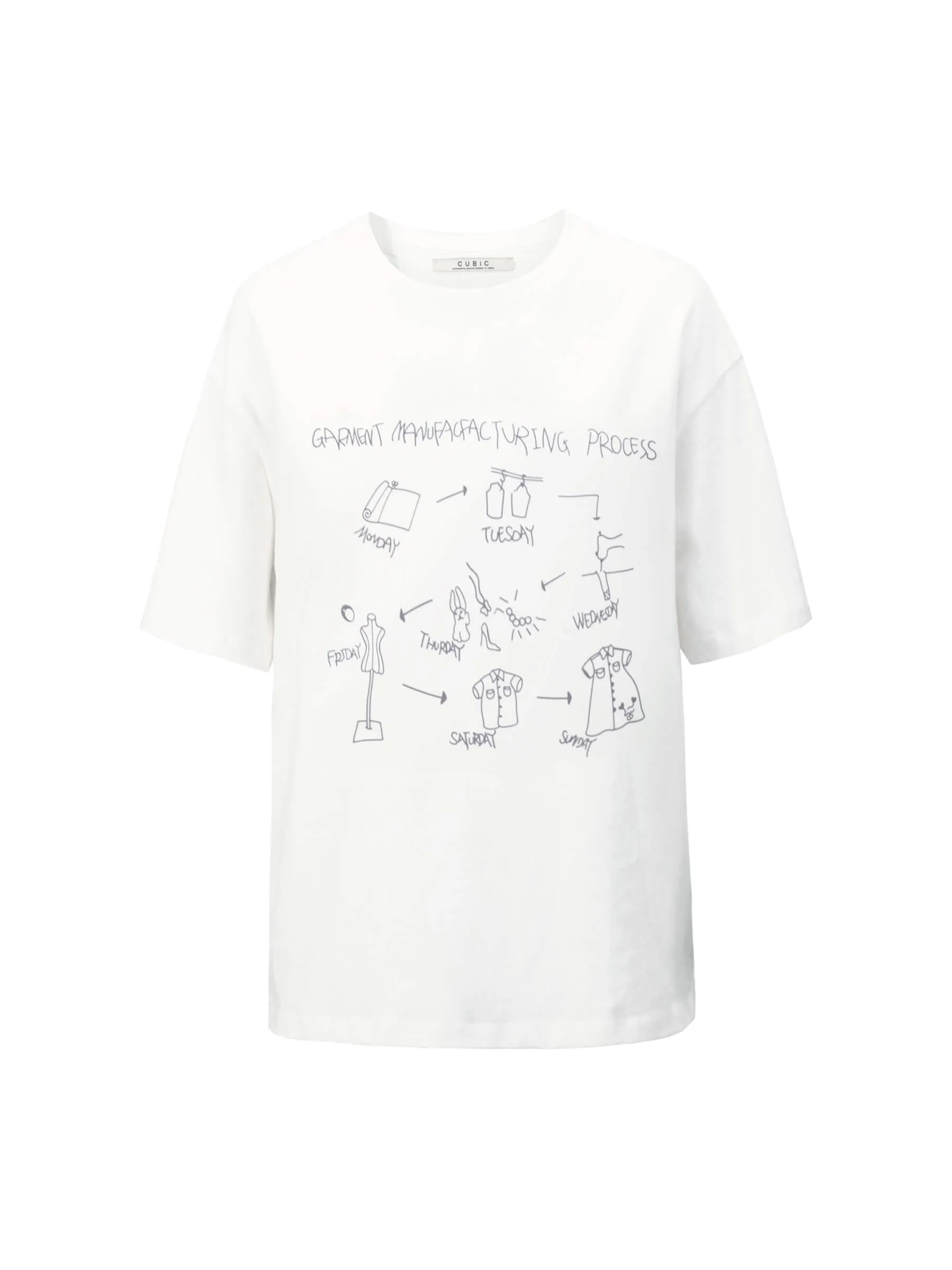 Loose Fit Printed Cotton T-Shirt