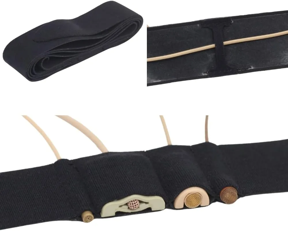 URSA Chest Straps: Low-Profile, Soft, Stretchy & Breathable Transmitter Straps for Location Sound, Theatre, Wedding Shoots & More (Black)