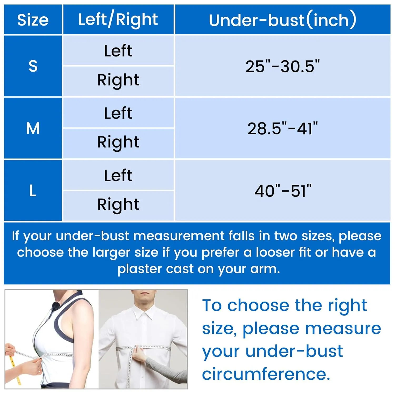 Velpeau Arm Sling Shoulder Immobilizer with Waist Strap, Ventilated & Breathable Design, Arm Support Brace for Shoulder, Rotator Cuff, Elbow, Hand injury (Mesh Version, Blue, Left, M: Bust 28.5-41)