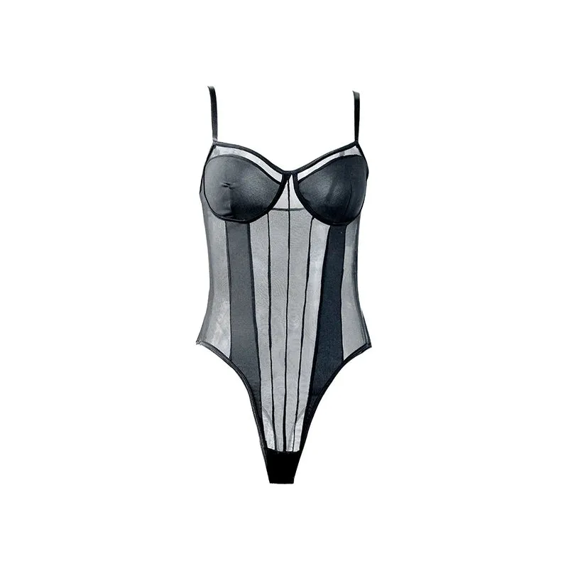 Vertigo Deep V-Neck Bodysuit