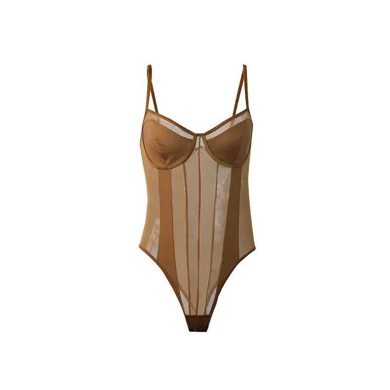 Vertigo Deep V-Neck Bodysuit