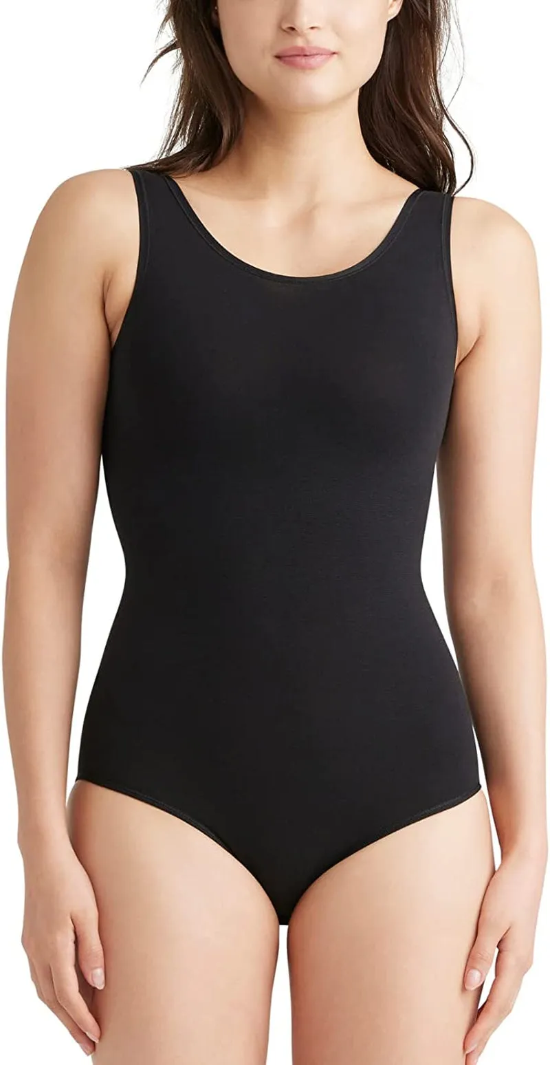 womens Seamless Scoop Neck Shaping Full Back Bodysuit